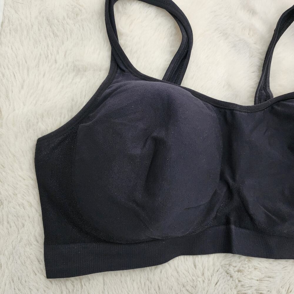 Truekind Daily Comfort Wireless Shaper Bra - Black Seamless Plus Size 2X - NEW - Picture 6 of 13